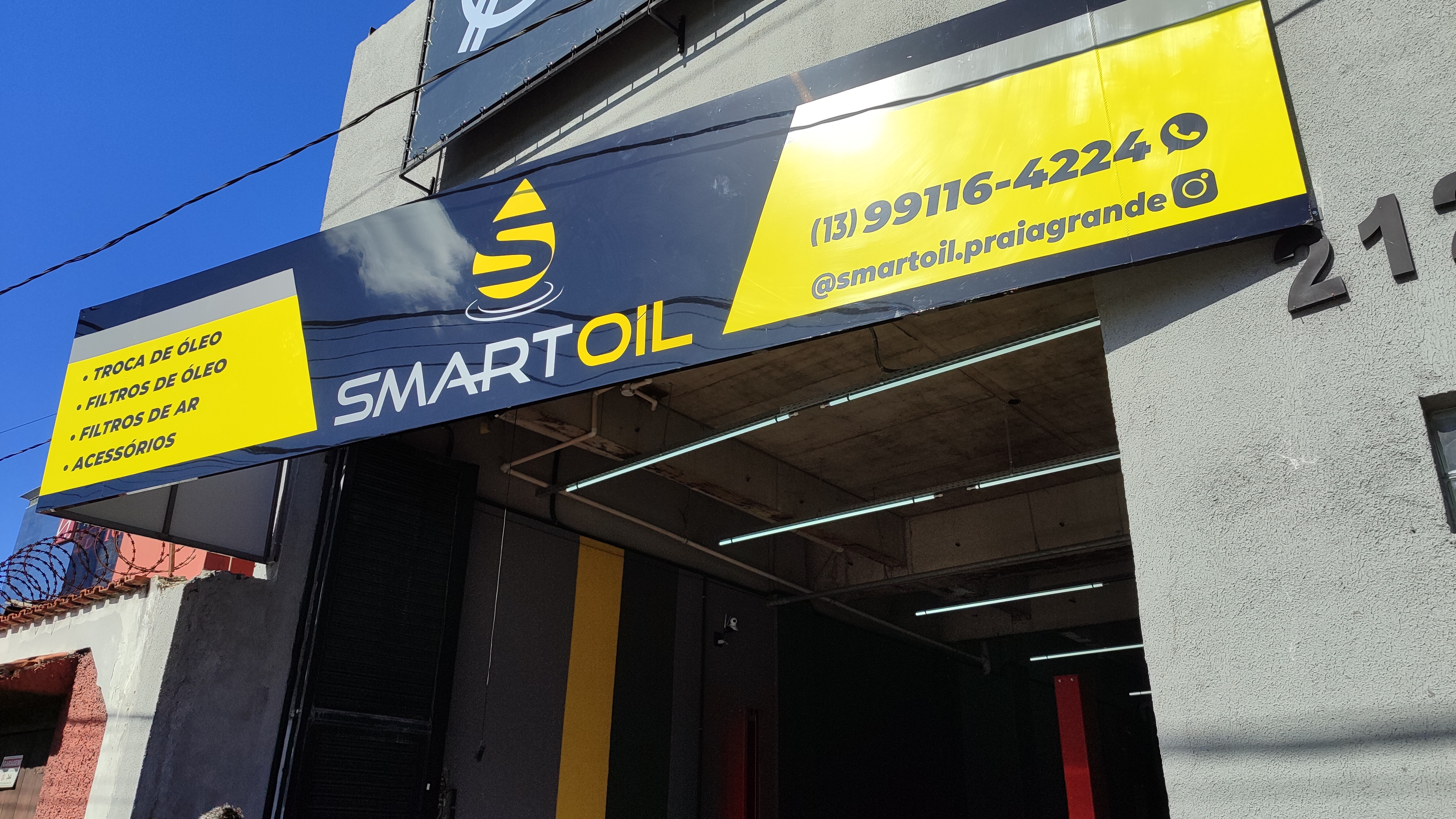Fachada da SmartOil em Praia Grande